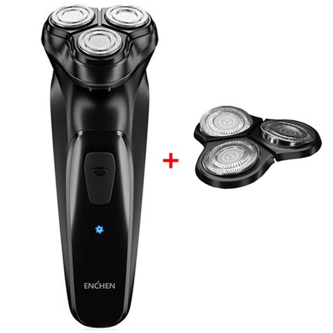 Xiaomi Men Rotary lavável 3D barbeador elétrico barbeador barba barbear