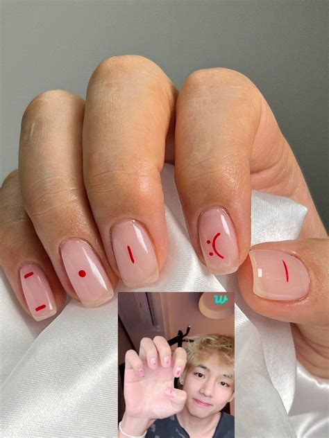 TAEHYUNG BTS V NAIL ART в 2023 г Дизайнерские ногти Маникюр