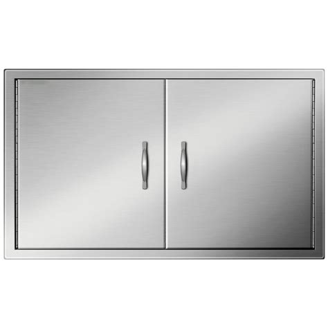 Mophorn Bbq Access Door W X H Inch Double Bbq Door Stainless Steel