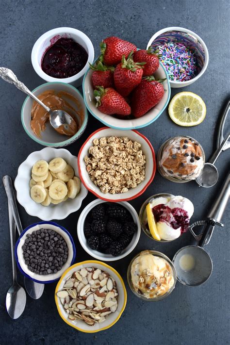 Healthier Ice Cream Sundae Bar The Nutritionist Reviews