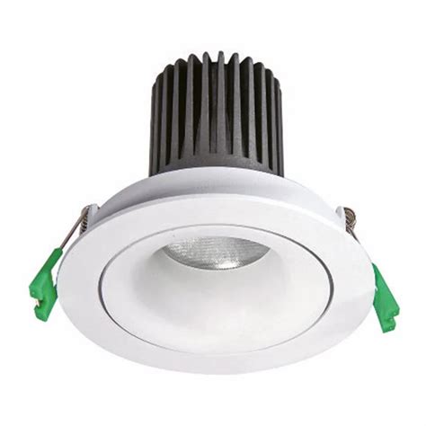 Round Hybec HLR 2916 8 W LED Recessed Downlight 4000K Warm White At