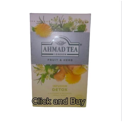 Ahmad Tea London Detox Infusion Fruit Herb 20 Pcs Shopee Singapore