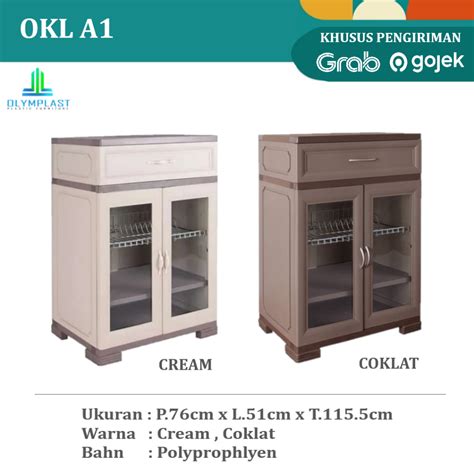 Jual Olymplast Lemari Piring Kitchen Locker Lemari Dapur OKL A1