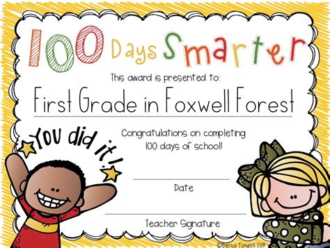 100 Days Smarter FREEBIE - Foxwell Forest