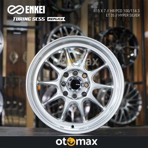 Jual Velg Mobil Enkei Tuning Sc55 Ring 15 Hyper Silver Di Seller Otomax