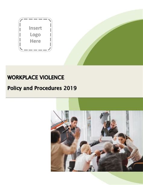 Workplace Violence Policy And Procedure Template Sample I Ohs Safety Manuals Canada