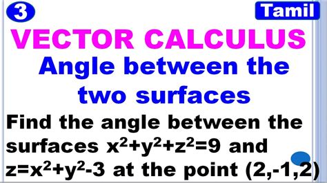 Ma Vccf Unit Vector Calculus Angle Between The Two