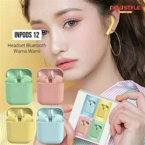 Jual Headset Bluetooth Inpods 12 I12 TWS Earphone Bluetooth Android Dan