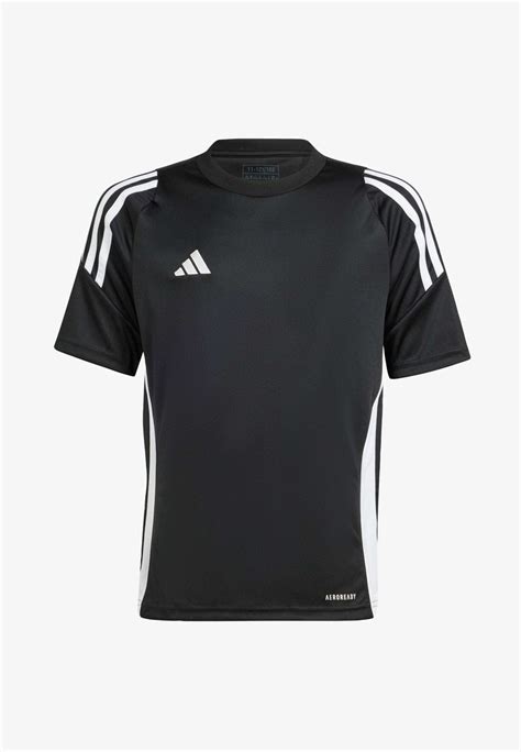 Adidas Performance Tiro24 Unisex Sports T Shirt Black Whiteblack