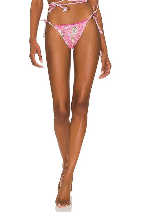 Bananhot X Revolve Ocean Bikini Bottom In Pink Paisley Combo Revolve