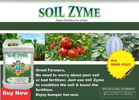 Liquid Base Organic Fertilizer Packaging Size Ltrs Cane Soil Zyme