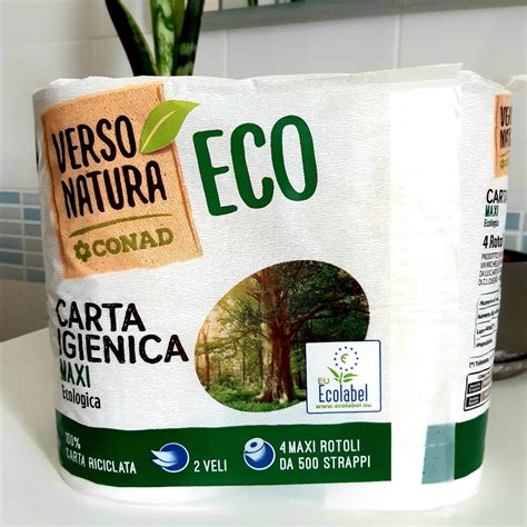 Verso Natura Eco Conad Carta Igienica Ecologica Maxi Reviews Abillion