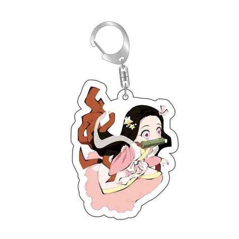 Anime Demon Slayer Keychains Nezuko Keychain Lucommerce