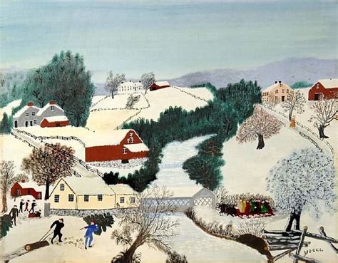 Grandma Moses | Grandma moses, Folk art painting, Naive art