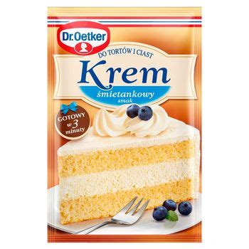 Dr Oetker Krem Do Tort W I Ciast Smak Mietankowy G Zakupy