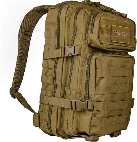 Miltec Sac À Dos Us Assault Pack Petit Coyote a Unisex Noir Taille