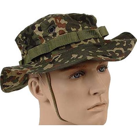 Mil Tec Buschhut Boonie F R Outdoor Und Bushcraft Flecktarn Kaufen