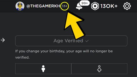 How To CHANGE YOUR BIRTHDAY Even If UNDER 13 On ROBLOX CHANGE