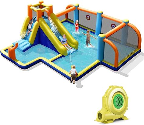 Castello Gonfiabile Per Bambini Casa Gonfiabile Con Scivolo Piscina