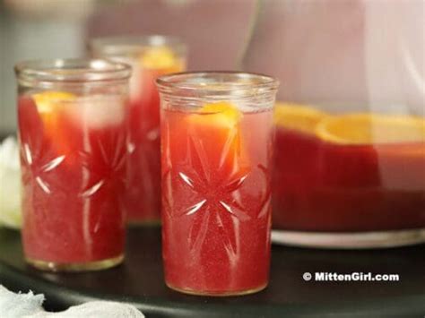 Easy And Delicious Sweet Cherry Lime Sparkling Mocktail Homemade