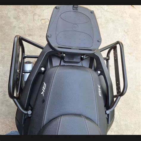 KYMCO AK550 Top Box With Side Pannier Bracket Heavy Duty POWDER