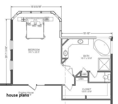 Dual Master Bedroom Floor Plans Master Bedroom Addition Master Suite