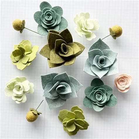 Felt Flower Craft Kit - Succulent | Felt Flower Kit for Sale