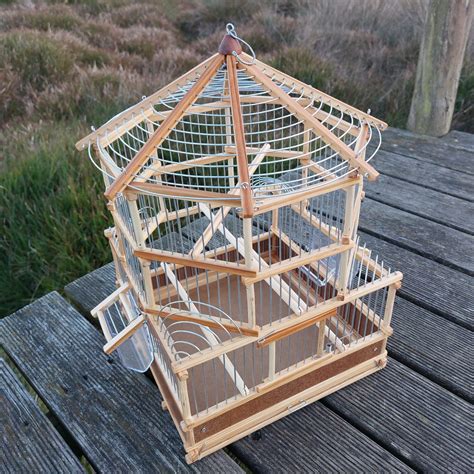 Wooden Bird Cage Octagonal Design PadaWorks