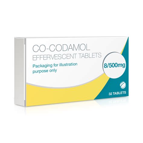 Buy Co Codamol 8500mg Effervescent Tablets 32 Effervescent Tablets