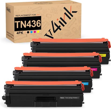 Amazon V4ink 4pk Compatible TN 436 Toner Replacement For Brother