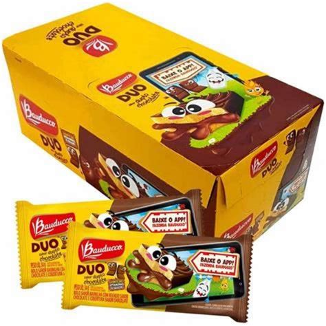 Bolinho Duo De Chocolate Bauducco 27g 15 Unidades Shopee Brasil