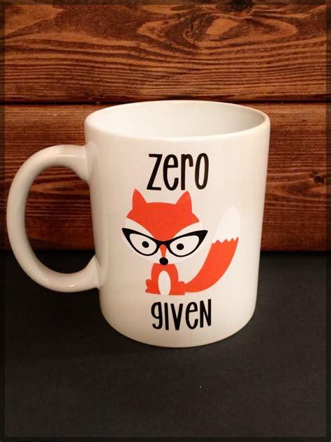 Zero Fox Given Coffee Mug By Designs On Etsy