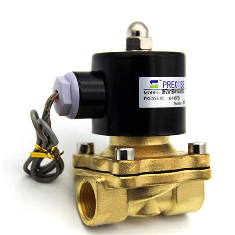 Npt Electric Solenoid Valve Vac For Air Water Oil