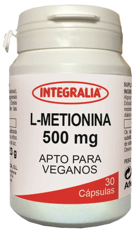 L METIONINA 500 MG 30 CAPSULAS Naturzonia