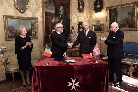 The Grand Master receives the romanian Prime Minister - Sovereign ...