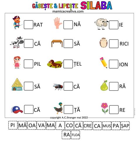 Decupam Si Lipim Preschool Learning Activities Preschool Activities