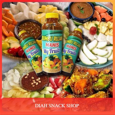 Jual Bumbu Cocol Rujak Buah Pedas Manis 335g Shopee Indonesia