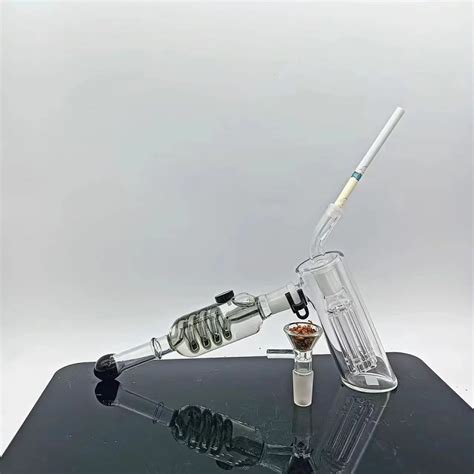 Freeze Pipe Glycerin Bubbler Pipe Smoke Meg