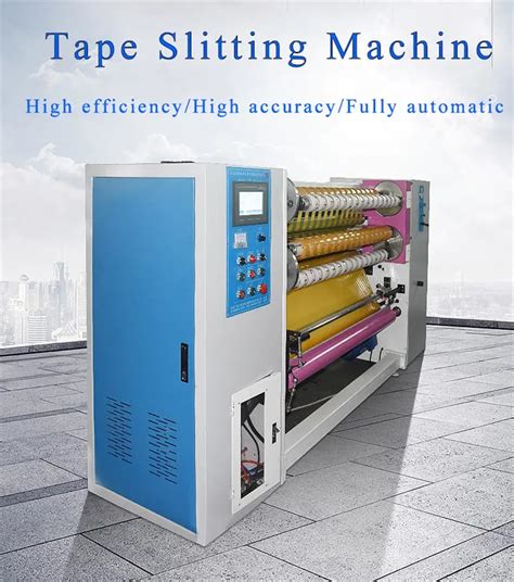 Auto Labeling Adhesive BOPP Gum Tape Slitter Rewinder Machine