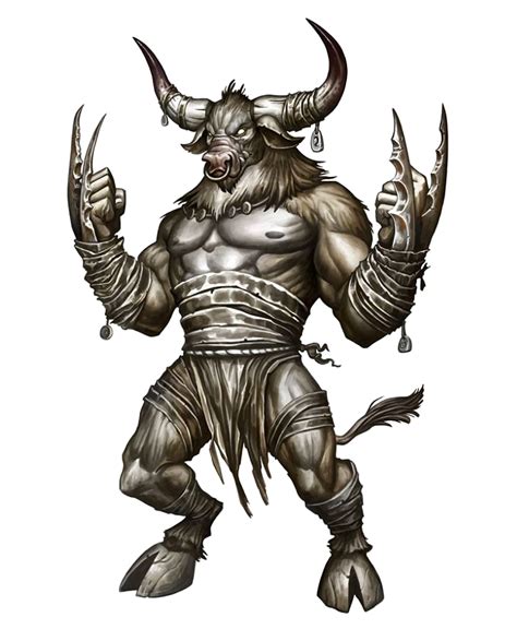 Minotaur Dnd Character Art