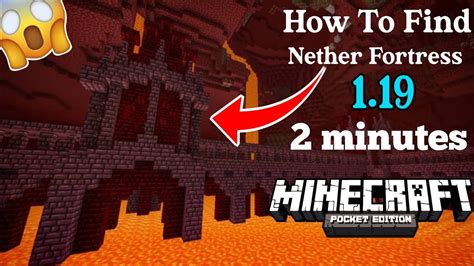 How to find nether fortress in minecraft 1.19 - YouTube