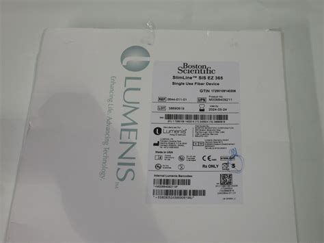 boston scientific    bx    slimline ez sis