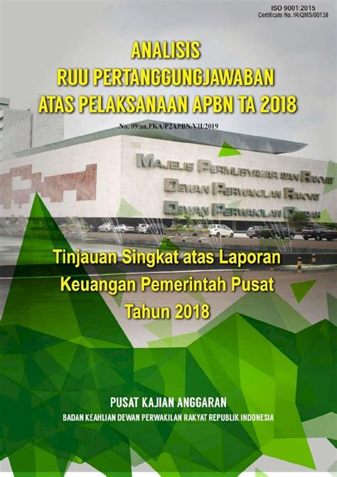 PDF RINGKASAN EKSEKUTIF DPR 2019 8 29 Laporan Perubahan