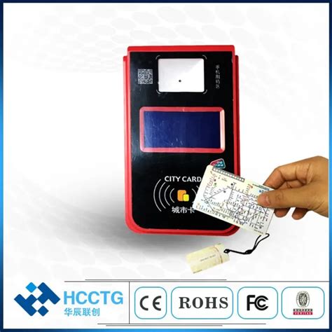 1 EMV Linux Bus Transportation Validator With NFC Card Reader Qr Code