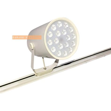 Jual Lampu Rel Led W Watt Lampu Track Light Sorot Spot Light Body