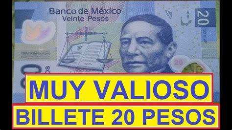 Muy Valioso Billete De 20 Pesos Mexicanos Youtube