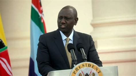 William Ruto Oo Isku Shaandheyn Ku Sameeyey Golihiisa Wasiirada