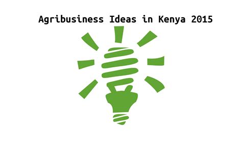 10 Profitable Agribusiness Ideas In Kenya 2015