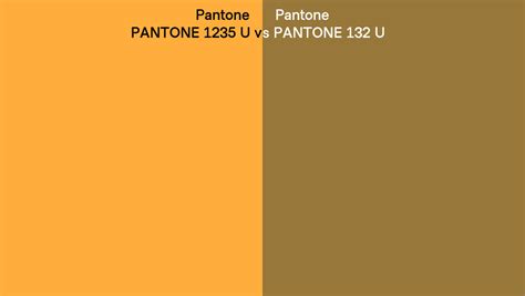 Pantone U Vs Pantone U Side By Side Comparison