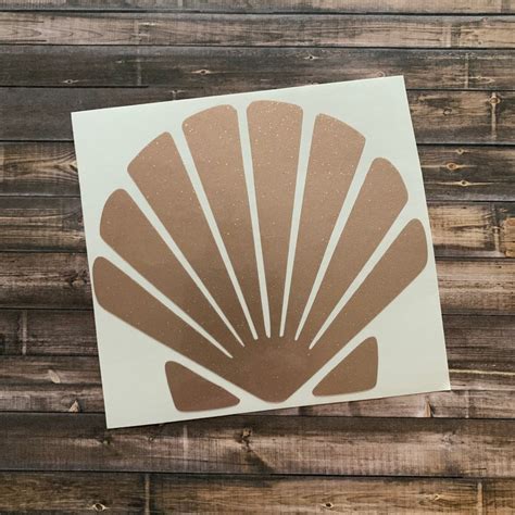 Shell Decal Shell Vinyl Decal Shell Sticker Seashell Etsy